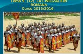 1º ESO. La civilizacion romana Curso 2015//2016