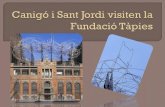 Canigó i Sant Jordi visiten la Fundació Tàpies