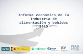 Informe económico de la Industria de alimentación y bebidas 2015