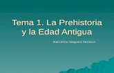 Tema 1. La Prehistoria y la Edad Antigua en España