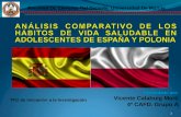 ANÁLISIS COMPARATIVO DE HÁBITOS DE VIDA SALUDABLE ENTRE ADOLESCENTES DE ESPAÑA Y POLONIA