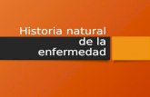 Historia Natural de la Enfermedad.