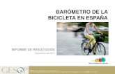 Barometro de la Bicicleta 2015 - Red de Ciudades por la Bicicleta