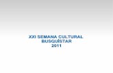 XXI semana cultural: busquístar 2011
