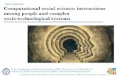 Ciencia social computacional: Interacción entre personas y sistemas complejos socio-tecnológicos - Prof. Anxo Sánchez