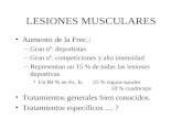Lesiones musculares   x (pp tshare)
