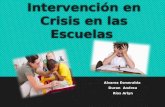 Intervención en crisis en las escuelas
