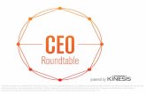 Kinesis ceo roundtable beneficios para los CEOs y gerentes (Versión resumida)