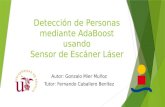 Detección de Personas mediante AdaBoost usando Sensor de Escáner Láser