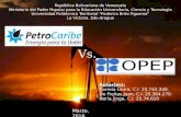 Petrocaribe vs. opep