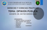 Opinion Pública - 2015 SEMESTRE II