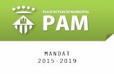 Pla d'Actuació Municipal -  PAM Cubelles 2015 2019