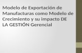 Modelo de exportación de manufacturas como modelo diapos