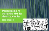 Principios de la democracia