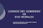 Logros del gobierno de Evo Morales