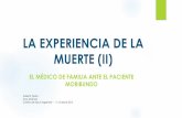 La experiencia de la muerte (II): El sufrimiento (por Ana Jiménez y Alberto Pedro)