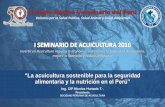 La acuicultura sostenible para la seguridad alimentaria y la nutrición en el Perú