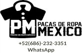 Venta de Pacas de Ropa México