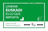 Programa electoral 26-J: PNV