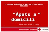 2ª Jornada Bones Pràctiques de la Creu Roja a Catalunya. 2.  A.C. Alt Penedès