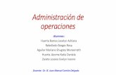 Administración de operaciones. introducción 4
