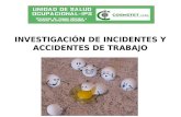 Presentación investigación de accidentes de trabajo primera parte