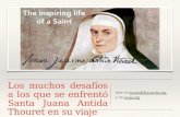 El viaje de santa Juana Antida Thouret