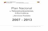 Plan de telecomunicacion-informatico-postales-2007-2013-final