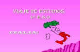 Viaje de estudios ITALIA. I.E.S Los Cantos.