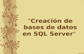 Creación de bases de datos en sql server1