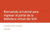 Tutorial para SUV biblioteca virtual