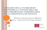 ANALISIS DE LA VIABILIDAD ECONOMICA-FINANCIERA DE UN PROYECTO DE INVERSIÓN (PROMOCIÓN INMOBILIARIA)
