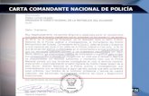 Enlace Ciudadano Nro. 286 - Carta comandante Nacional de la Policía