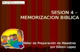 Sesión 4 - Memorización Bíblica