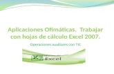 Hoja de Cálculo. Microsoft Office Excel 2007