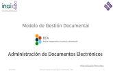 Administracion de Documentos Electronicos - Modelo de Gestión Documental MGD-RTA