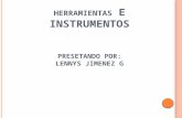 Conceptos basicos de herrmientas  e instrumentos