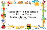 Educación a Distancia, Educación a distancia en México.