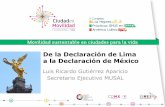 De la Declaración de Lima a la Declaración de México - Luis Gutiérrez - Sec. Ejecutivo de MUSAL