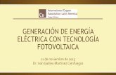 Generación de Energía Eléctrica con Tecnología Fotovoltaica, (ICA-Procobre, nov 2015)