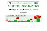 Sintesis informativa 24 01 2017