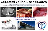 CLASE DE ABDOMEN AGUDO HEMORRÁGICO