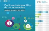 Perfil sociodemografico de los internautas. analisis de datos ine 2015