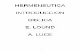 Hermeneutica  introduccion biblica
