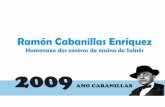 Ramón Cabanillas Enríquez, Homenaxe dos centros do Salnés (1)
