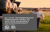 EL TTIP, SEMBRANDO PÉRDIDAS PARA EL SECTOR AGRARIO