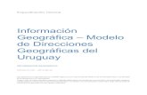 Modelo de Direcciones Geográficas del Uruguay