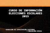 Presentación Elecciones Escolares 2015