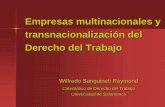 Empresas multinacionales y transnacionalización del Derecho del ...