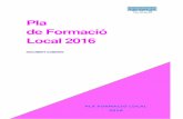 Pla de Formació Local 2016